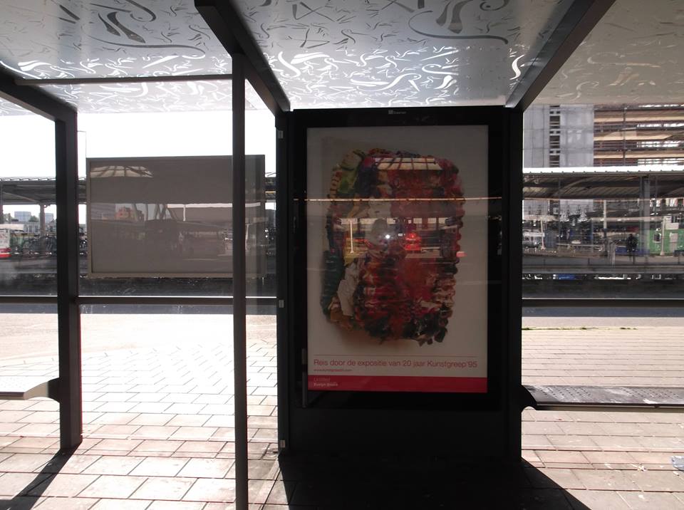 Kunst op het busstation / abri-tentoonstelling