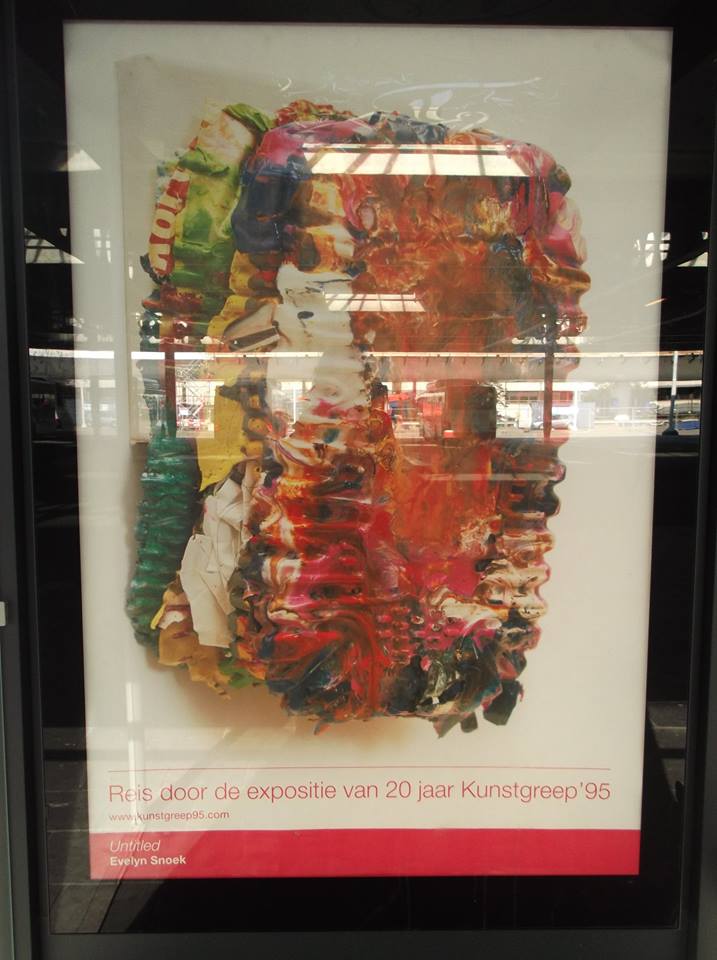Kunst op het busstation / abri-tentoonstelling